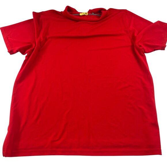 Under Armour Red 2XL Loose HeatGear Polo Shirt Short Sleeves - Picture 6 of 6